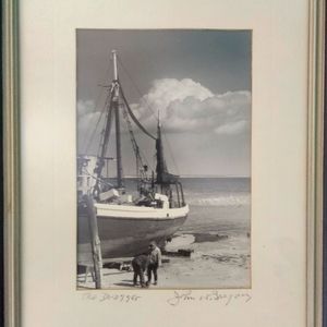 John W Gregory framed vintage artwork Rare